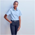 Ladies Short Sleeve Aspen Shirt - Image 3