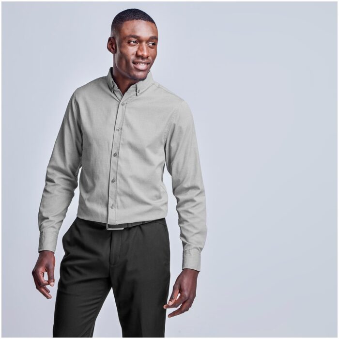 Mens Long Sleeve Nottingham Shirt - Image 4
