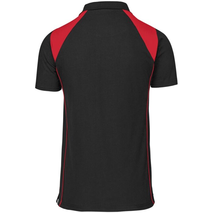 Mens Infinity Golf Shirt - Black - Image 3