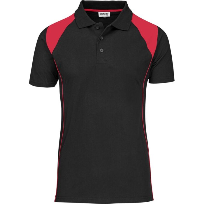 Mens Infinity Golf Shirt - Black - Image 1