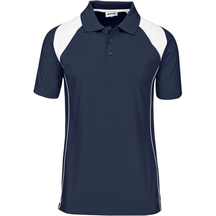 Mens Infinity Golf Shirt - Navy - Image 1