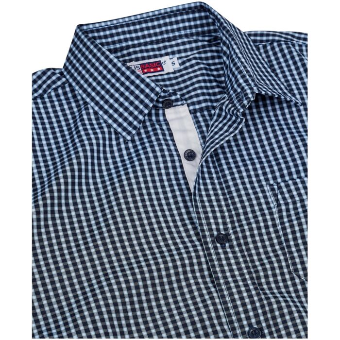 Mens Long Sleeve Kenton Shirt - Navy - Image 2