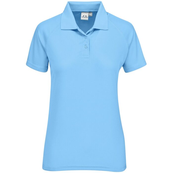 Ladies Sprint Golf Shirt - Light Blue - Image 4