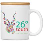 Okiyo Sozo Bamboo & Ceramic Sublimation Coffee Mug - 330ml
