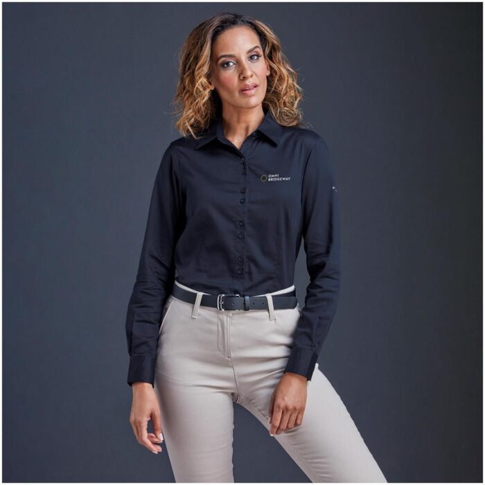 Ladies Long Sleeve Alex Varga Opus Stretch Shirt - Image 1