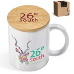 Okiyo Sozo Bamboo & Ceramic Sublimation Coffee Mug - 330ml - Image 9