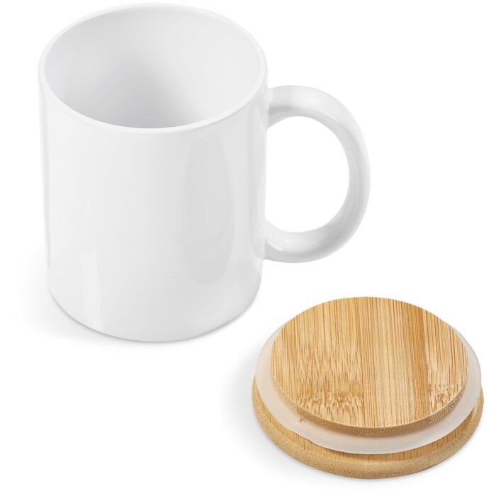 Okiyo Sozo Bamboo & Ceramic Sublimation Coffee Mug - 330ml - Image 21