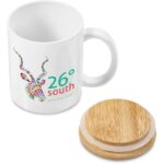 Okiyo Sozo Bamboo & Ceramic Sublimation Coffee Mug - 330ml - Image 14