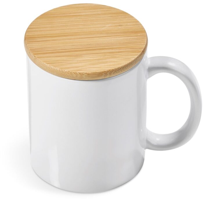 Okiyo Sozo Bamboo & Ceramic Sublimation Coffee Mug - 330ml - Image 19