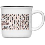 Serendipio York Ceramic Sublimation Coffee Mug - 280ml - Image 13
