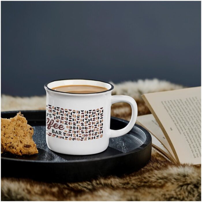 Serendipio York Ceramic Sublimation Coffee Mug - 280ml - Image 10