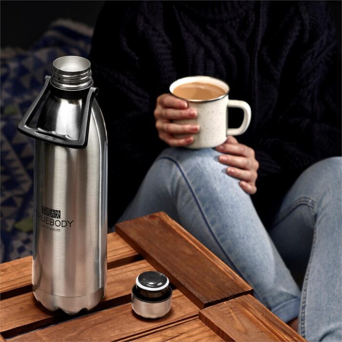 Serendipio Titan Stainless Steel Vacuum Water Bottle - 1.8 Litre - Image 5