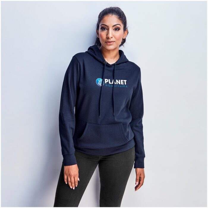 Ladies Okiyo Kaizen Recycled Hooded Sweater - Image 5