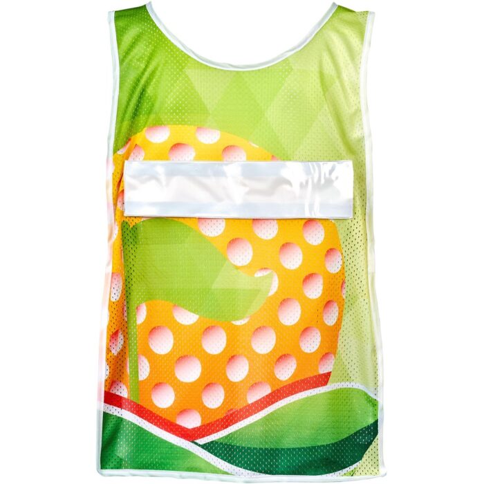 Hoppla Jackal Polyester Caddy Bib with PVC Name Sleeve - Image 4