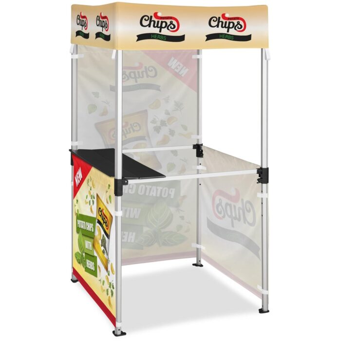 Ovation Sublimated Gazebo 1m X 1m Kiosk - 3 Half-Wall Skins - 1 Full-Wall Skin - Image 17
