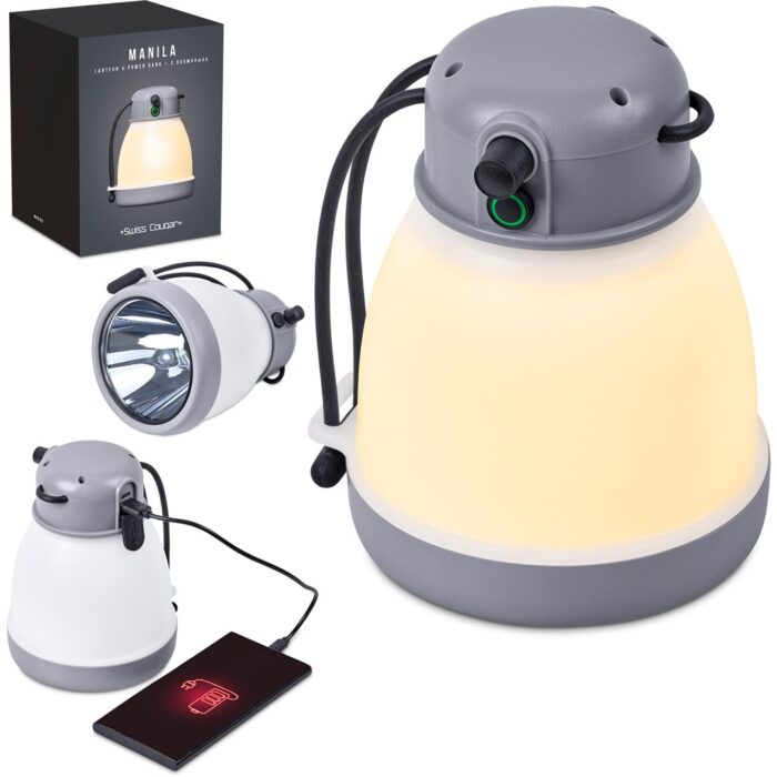Swiss Cougar Manila Lantern & Power Bank - 3,600mAh - Image 12