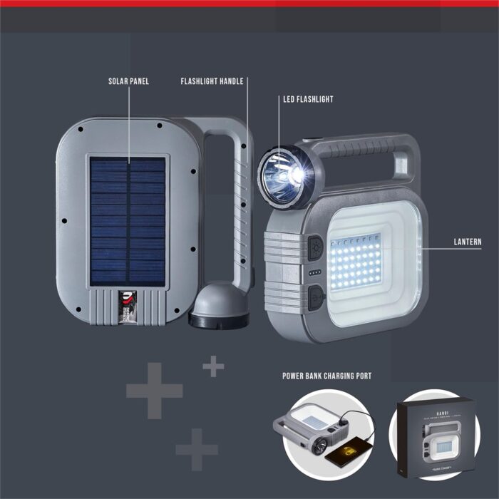 Swiss Cougar Hanoi Solar Lantern & Power Bank - 2.400mAh - Image 4