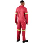 Trade Polycotton Conti Suit - Reflective Arms & Legs - Yellow Tape - Image 5