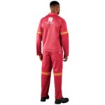 Trade Polycotton Conti Suit - Reflective Arms & Legs - Orange Tape - Image 6