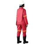Trade Polycotton Conti Suit - Reflective Arms & Legs - Orange Tape - Image 2