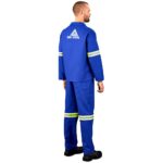 Technician 100% Cotton Conti Suit - Reflective Arms & Legs - Yellow Tape - Image 8