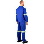 Technician 100% Cotton Conti Suit - Reflective Arms & Legs - Yellow Tape - Image 10