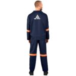 Technician 100% Cotton Conti Suit - Reflective Arms & Legs - Orange Tape - Image 7