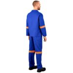 Technician 100% Cotton Conti Suit - Reflective Arms & Legs - Orange Tape - Image 3