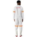 Safety Polycotton Boiler Suit - Reflective Arms & Legs - Orange Tape - Image 5