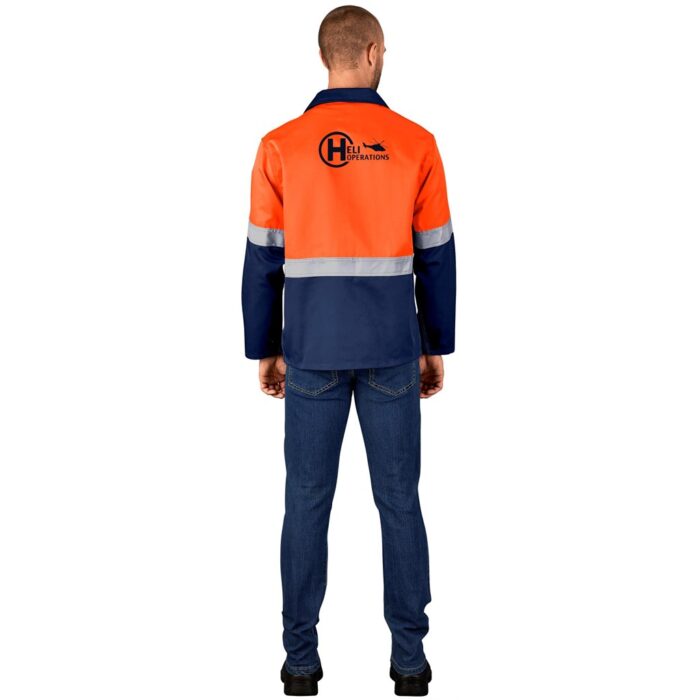 Traffic Premium Two-Tone Hi-Viz Reflective Jacket - Image 11