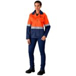 Traffic Premium Two-Tone Hi-Viz Reflective Jacket - Image 19