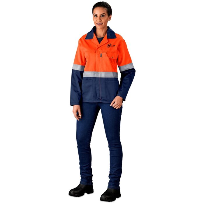 Traffic Premium Two-Tone Hi-Viz Reflective Jacket - Image 19