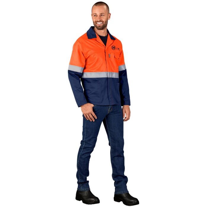 Traffic Premium Two-Tone Hi-Viz Reflective Jacket - Image 14