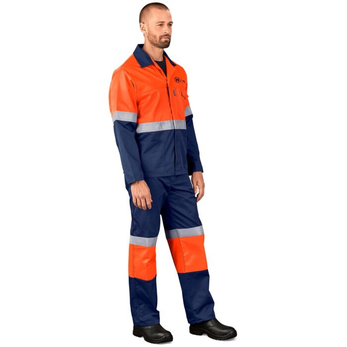 Traffic Premium Two-Tone Hi-Viz Reflective Jacket - Image 28