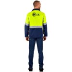 Traffic Premium Two-Tone Hi-Viz Reflective Jacket - Image 2