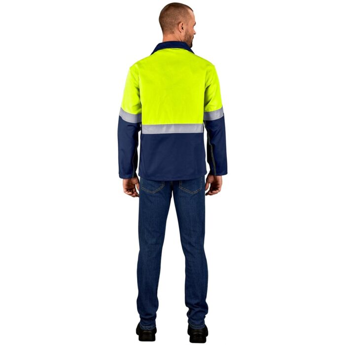 Traffic Premium Two-Tone Hi-Viz Reflective Jacket - Image 32