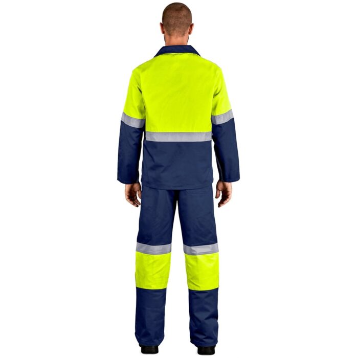 Traffic Premium Two-Tone Hi-Viz Reflective Jacket - Image 13
