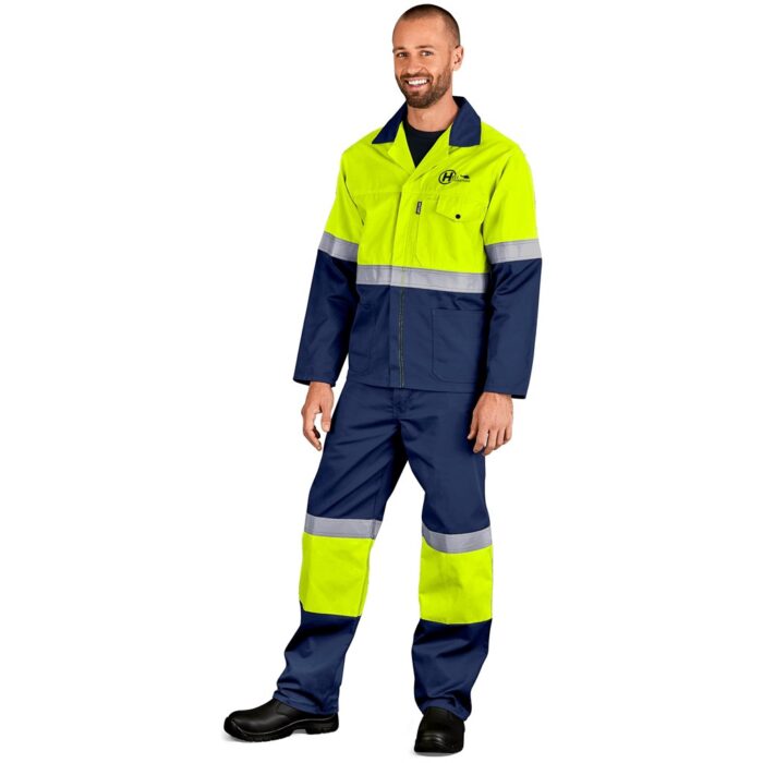 Traffic Premium Two-Tone Hi-Viz Reflective Jacket - Image 20