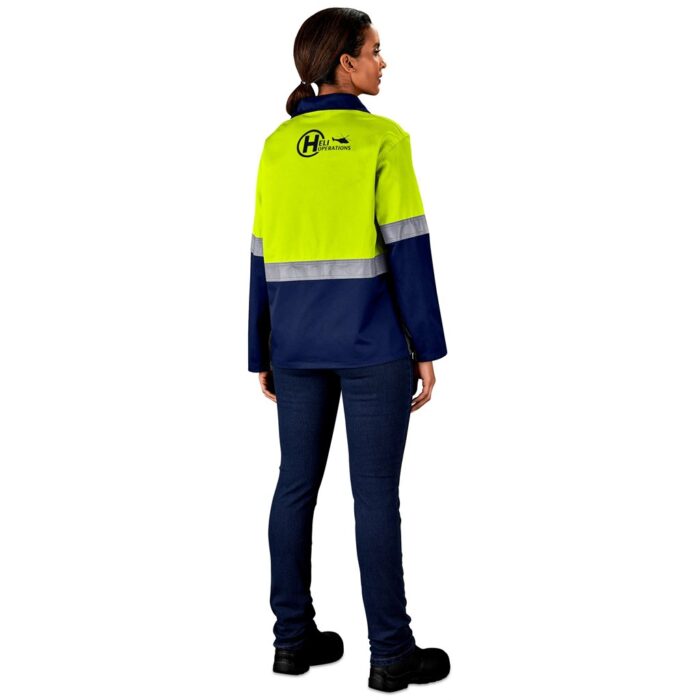 Traffic Premium Two-Tone Hi-Viz Reflective Jacket - Image 23