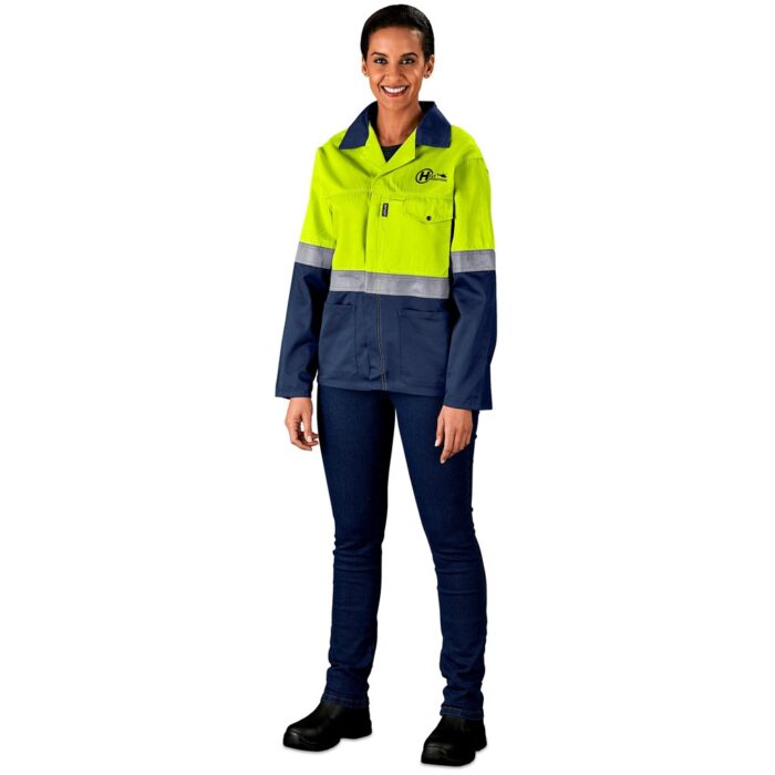 Traffic Premium Two-Tone Hi-Viz Reflective Jacket - Image 15