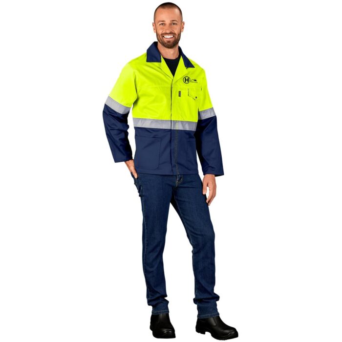 Traffic Premium Two-Tone Hi-Viz Reflective Jacket - Image 16