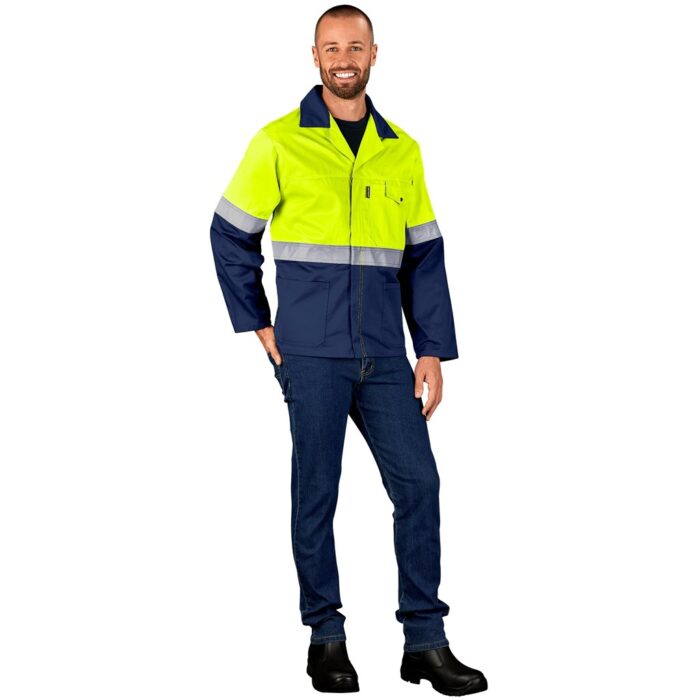 Traffic Premium Two-Tone Hi-Viz Reflective Jacket - Image 5