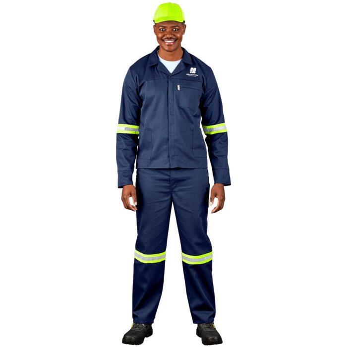 Site Premium Polycotton Jacket - Reflective Arms - Yellow Tape - Image 5