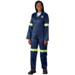 Site Premium Polycotton Jacket - Reflective Arms - Yellow Tape - Image 9