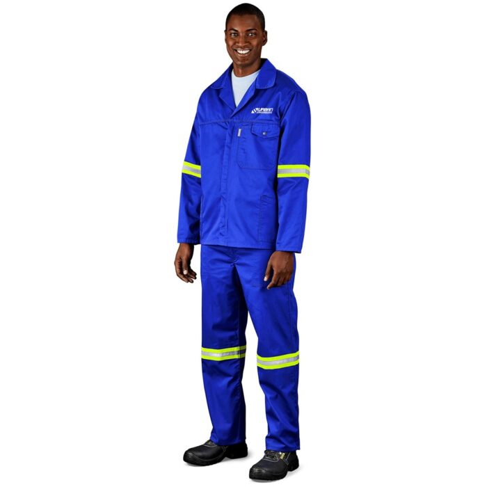 Site Premium Polycotton Jacket - Reflective Arms - Yellow Tape - Image 7