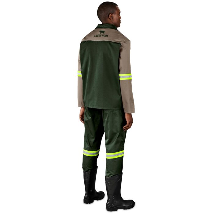 Site Premium Two-Tone Polycotton Jacket - Reflective Arms - Yellow Tape - Image 3