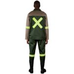 Site Premium Two-Tone Polycotton Jacket - Reflective Arms & Back - Yellow Tape - Image 7