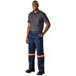 Site Premium Polycotton Pants - Reflective Legs - Orange Tape - Image 6