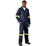 Artisan Premium 100% Cotton Jacket - Reflective Arms - Yellow Tape - Image 10