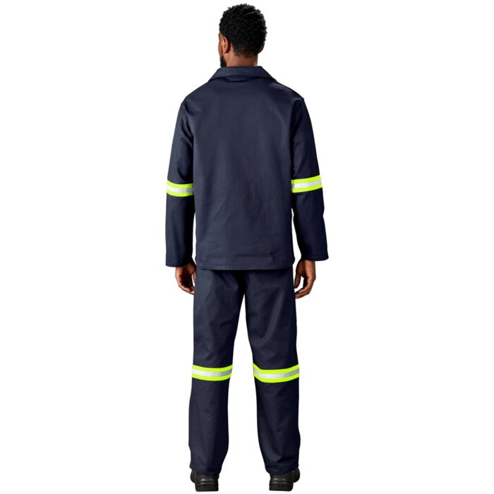 Artisan Premium 100% Cotton Jacket - Reflective Arms - Yellow Tape - Image 23